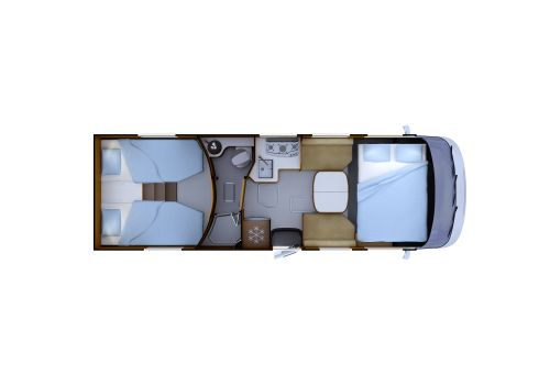 Autocaravana Integral RAPIDO 8066dF Modelo 2018 de Ocasión
