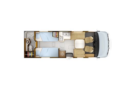 Autocaravana Integral RAPIDO 8065dF Modelo 2018 de Ocasión