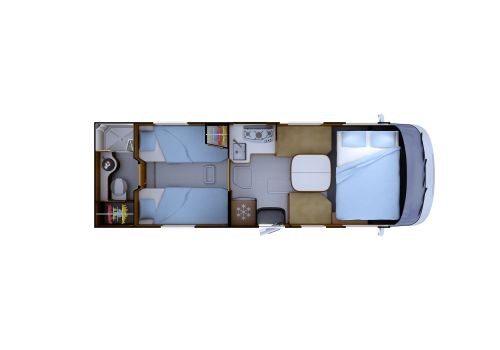 Autocaravana Integral RAPIDO 8065dF Modelo 2018 de Ocasión