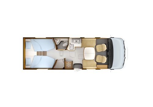 Autocaravana Integral RAPIDO I-66 serie Distinction Modelo 2018 de Ocasión