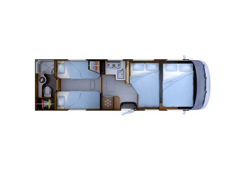 Autocaravana Integral RAPIDO I-165 Modelo 2018 de Ocasión