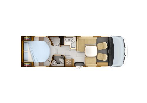 Autocaravana Integral RAPIDO I-190 Modelo 2018 de Ocasión