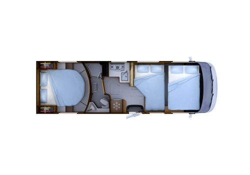 Autocaravana Integral RAPIDO I-190 Modelo 2018 de Ocasión