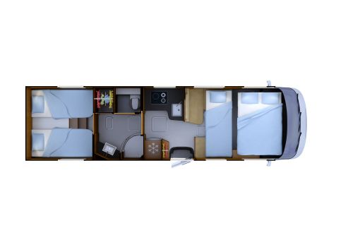 Autocaravana Integral RAPIDO Distinction I 1066 de Ocasión