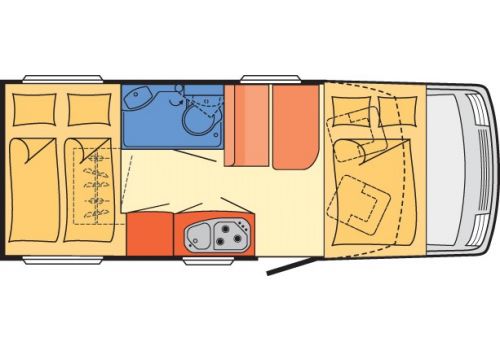 Autocaravana Integral DETHLEFFS Globebus I-15 modelo 2016 de Ocasión