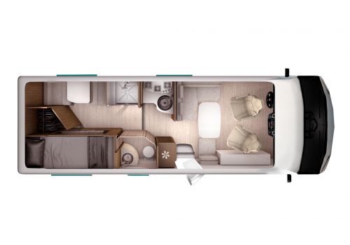 Autocaravana Integral ITINEO SLB700 de Ocasión