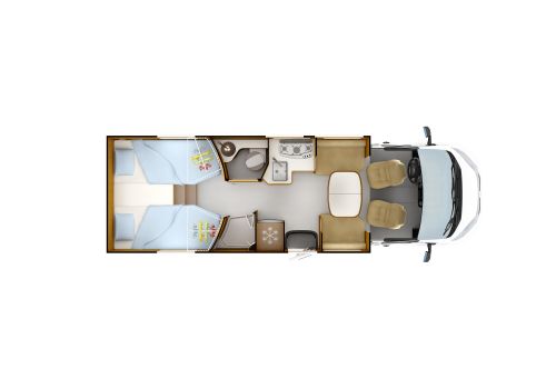 Autocaravana Perfilada RAPIDO 666F Modelo 2018 de Ocasión