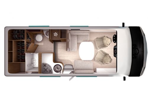 Autocaravana Integral ITINEO FB 650 modelo 2018 Nueva en Venta