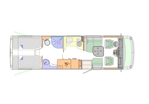 Autocaravana Integral CONCORDE CREDO 840L de Ocasión
