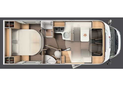 Autocaravana Perfilada SUNLIGHT T 69 S de Ocasión