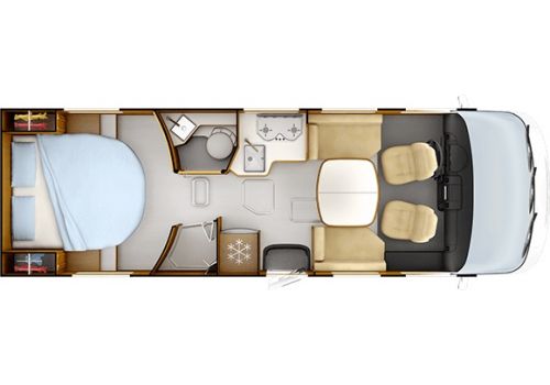 Autocaravana Perfilada RAPIDO 686F Modelo 2020 Nueva en Venta