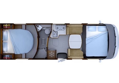 Autocaravana Perfilada RAPIDO 686F Modelo 2020 Nueva en Venta