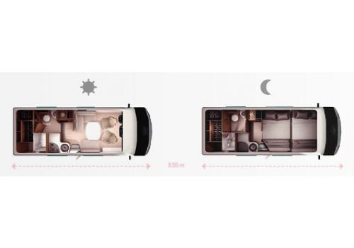 Autocaravana Integral ITINEO FB650 modelo 2018 de Ocasión