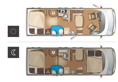Autocaravana Integral ITINEO TB 700 modelo 2016 de Ocasión