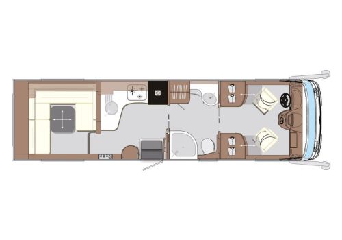 Autocaravana Integral CONCORDE Carver 890 RRL de Ocasión