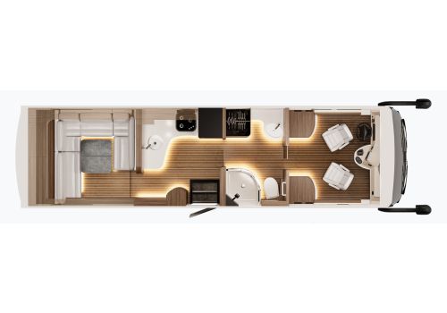 Autocaravana Integral CONCORDE Carver 890 RRL de Ocasión