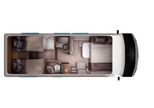 Autocaravana Integral ITINEO JB 700 modelo 2018 de Ocasión