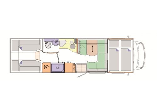 Autocaravana Capuchina CONCORDE Cruiser 894 L/RL de Ocasión