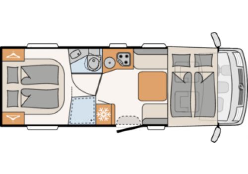 Autocaravana Integral DETHLEFFS Pulse I 7051 DBL de Ocasión
