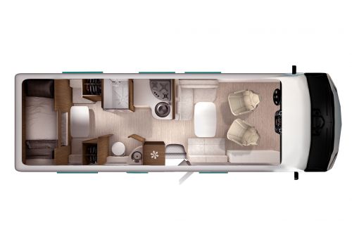Autocaravana Integral ITINEO SB 740 modelo 2018 de Ocasión