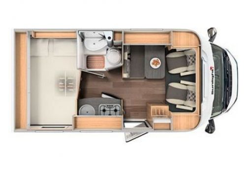 Autocaravana Perfilada SUNLIGHT T60 de Ocasión