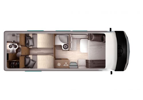 Autocaravana Integral ITINEO DB 740 modelo 2018 de Ocasión