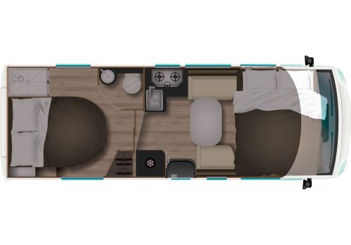 Autocaravana Integral ITINEO MC 700 Modelo 2021 de Ocasión