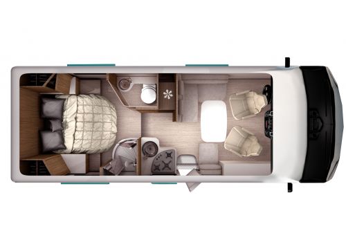 Autocaravana Integral ITINEO MB700 modelo 2019 de Ocasión