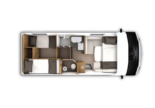 Autocaravana Integral ITINEO SLB 700 modelo 2020 Nueva en Venta