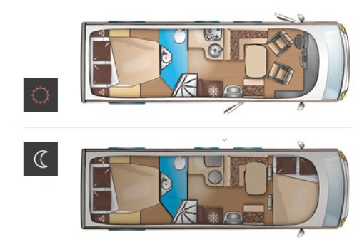 Autocaravana Integral ITINEO CB 740 modelo 2016 de Ocasión