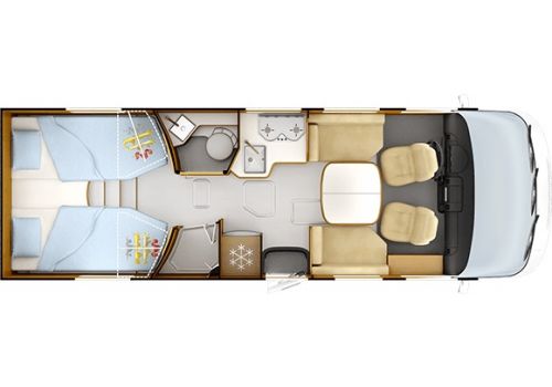 Autocaravana Integral RAPIDO 8066dF Modelo 2020 de Ocasión