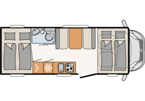 Autocaravana Capuchina DETHLEFFS Trend A 6977 de Ocasión