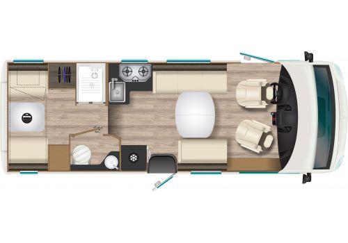 Autocaravana Integral ITINEO SC700 Modelo 2021 de Ocasión