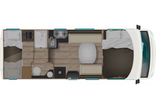 Autocaravana Integral ITINEO SC700 Modelo 2021 de Ocasión