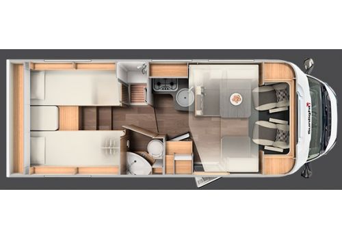 Autocaravana Perfilada SUNLIGHT T68 de Ocasión