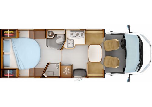 Autocaravana Perfilada RAPIDO 686 F de Ocasión
