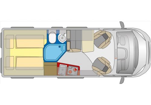 Furgoneta Cámper GLOBECAR Campscout Revolution modelo 2016 de Ocasión