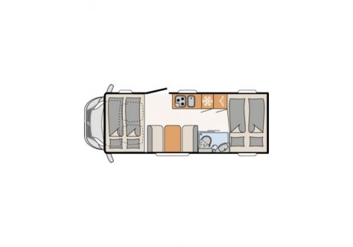 Autocaravana Capuchina DETHLEFFS Trend A-6977 de Ocasión