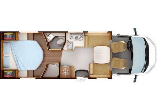 Autocaravana Perfilada RAPIDO 7096 F de Ocasión