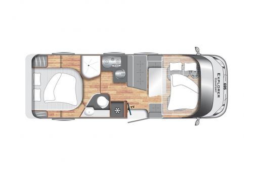 Autocaravana Integral LMC ExpIorer Comfort I 695 de Ocasión