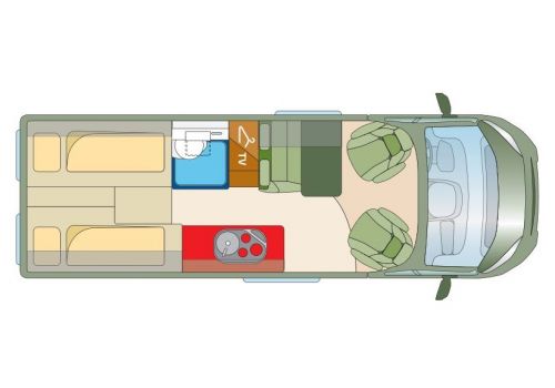 Furgoneta Cámper ROADCAR R 640 modelo 2018 de Ocasión