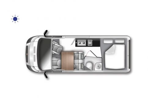 Furgoneta Cámper WESTFALIA Columbus 540 D de Ocasión