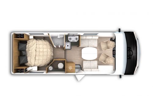 Autocaravana Integral ITINEO MC740 modelo 2020 de Ocasión