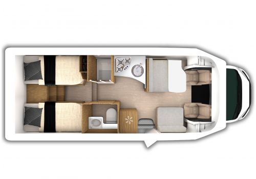 Autocaravana Perfilada ITINEO PJ740 2020 de Ocasión
