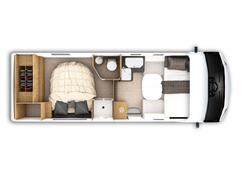 Autocaravana Integral ITINEO RC740 modelo 2020 de Ocasión