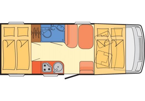 Autocaravana Integral DETHLEFFS Advantage I-6671 de Ocasión