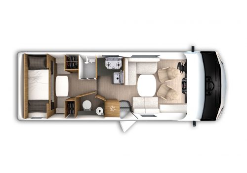 Autocaravana Integral ITINEO SB740 Modelo 2020 de Ocasión