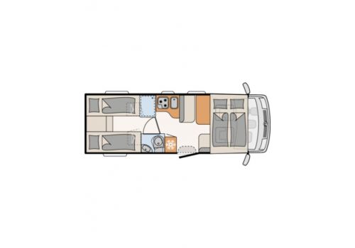 Autocaravana Integral DETHLEFFS I 7057 EB Modelo 2020 de Ocasión