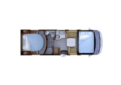 Autocaravana Integral RAPIDO M 96 Nueva en Venta