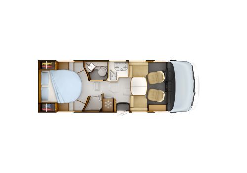 Autocaravana Integral RAPIDO 8086dF 2020 de Ocasión